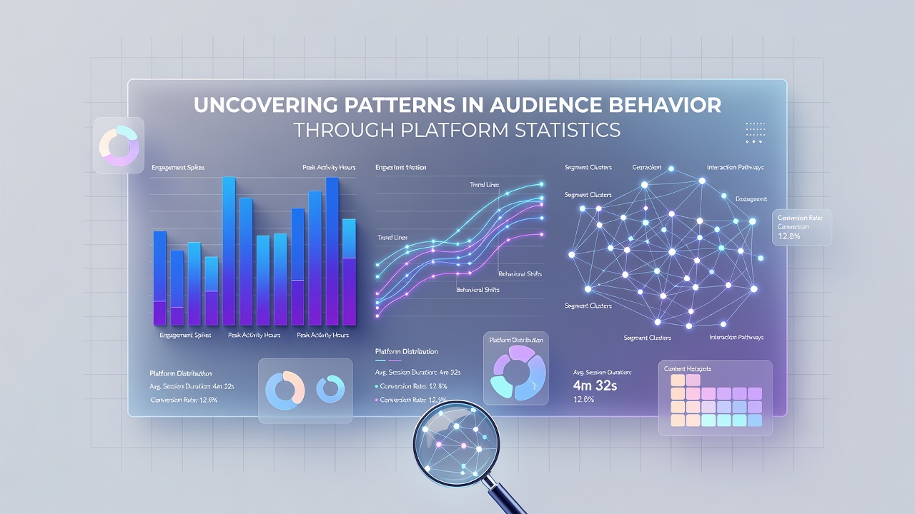Uncovering Patterns in Audience Behavior Through Platform Statistics