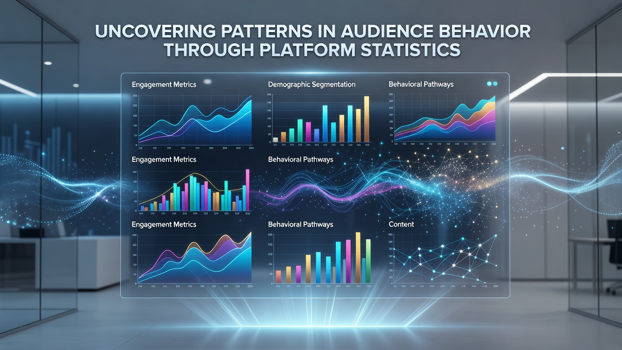 Analytics charts illustrating demographic differences in platform usage and content completion rates